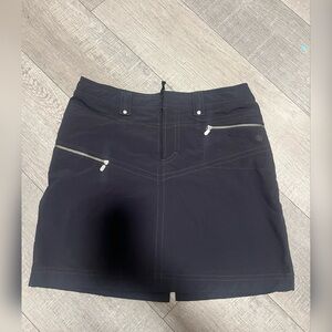 Athleta Tear Away B4 U Play Hiking Fleece Lined Black Skirt Size 8